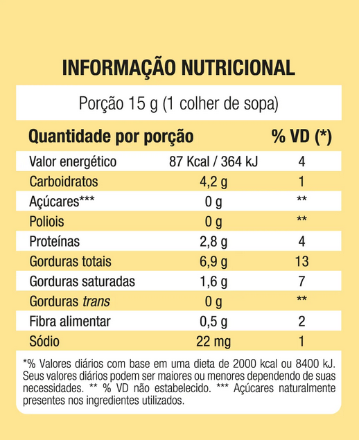 tabela nutricional creme de amendoim leite em po 300g dr peanut turma da monica nossa forma suplementos