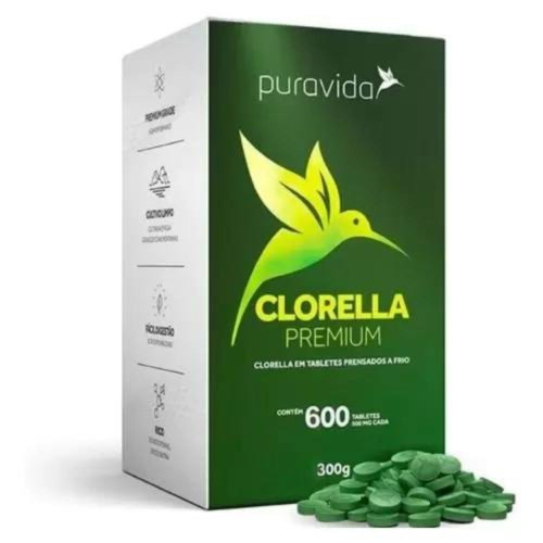 Clorella 600 tabletes Puravida