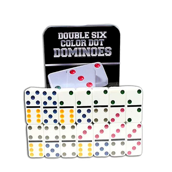 Dominó de Osso Profissional Jogo De Domino Double Six com estojo