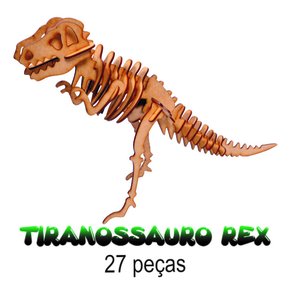 Quebra Cabeça Dinossauro Rex - Fabrica-GSBrink