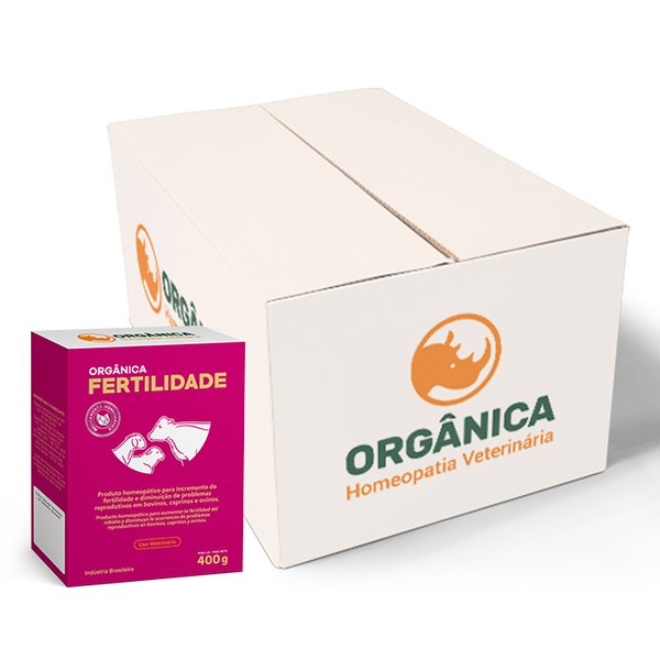 organica fertilidade 400 g caixa com 16 e 32 un