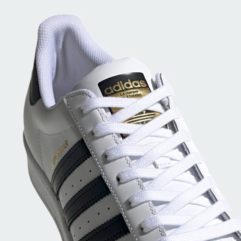 Tênis couro adidas sales originals superstar branco