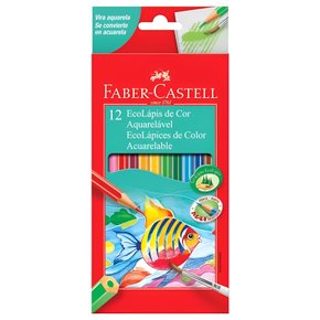 Lápis de Cor Faber-Castell Super Soft 15 Cores Neutras