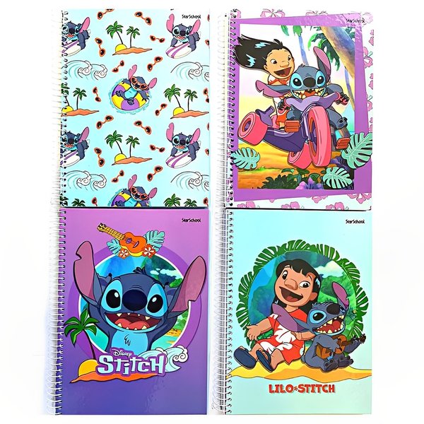 Caderno de desenho lilo e stitch