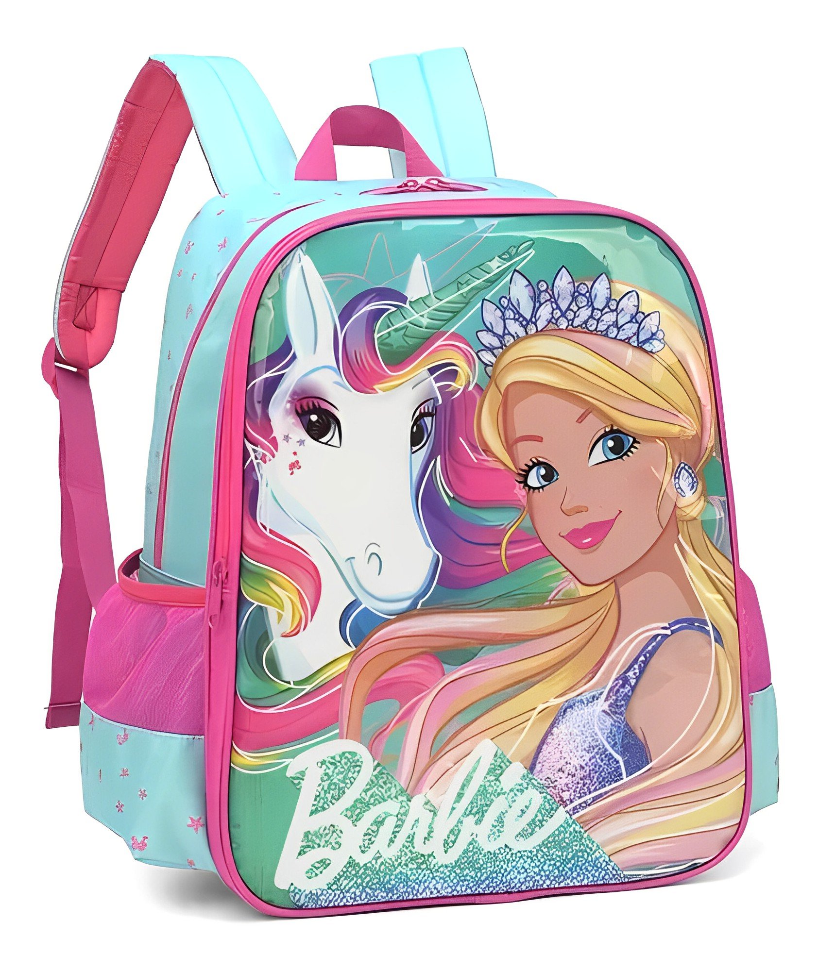 Mochila De Al a Luxcel Barbie Unic rnio Verde