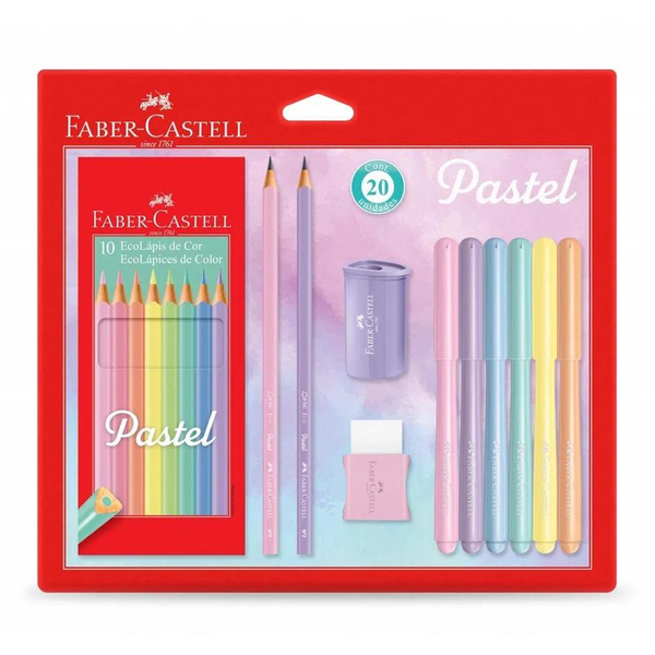 Kit Lapis De Cor 34 Cores Multicolor Básicas + Pele + Pastel :  : Papelaria e Escritório