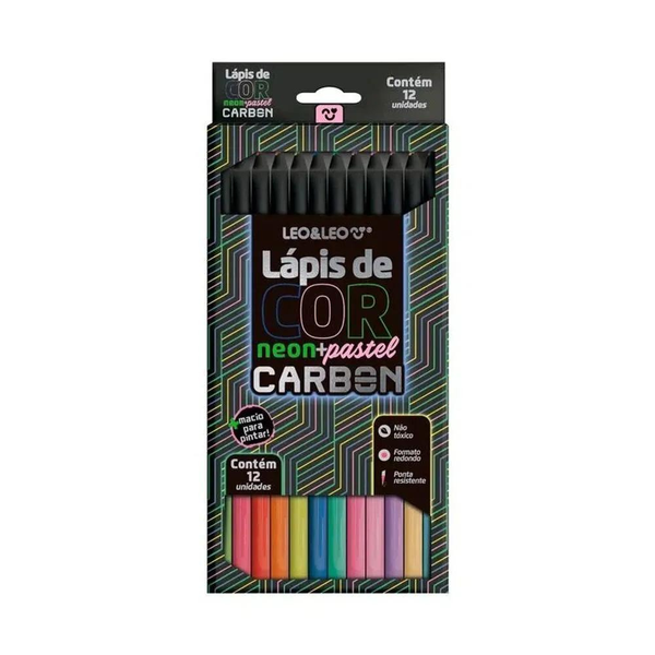 Lapis de Cor 12 Cores Super Soft 6 cores Neon 6 cores Pastel Faber Castell