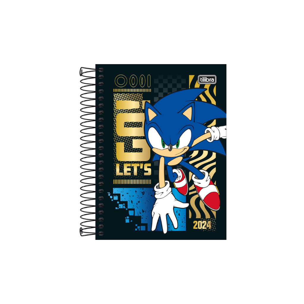 Agenda Espiral Diária Sonic 2024 Tilibra Cor 4