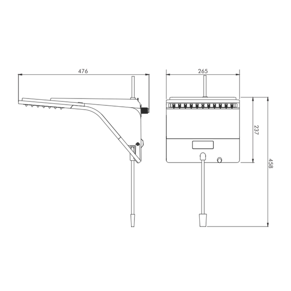 Chuveiro Ducha Zagonel Ducali Eletrônico 7500w 220v Branco