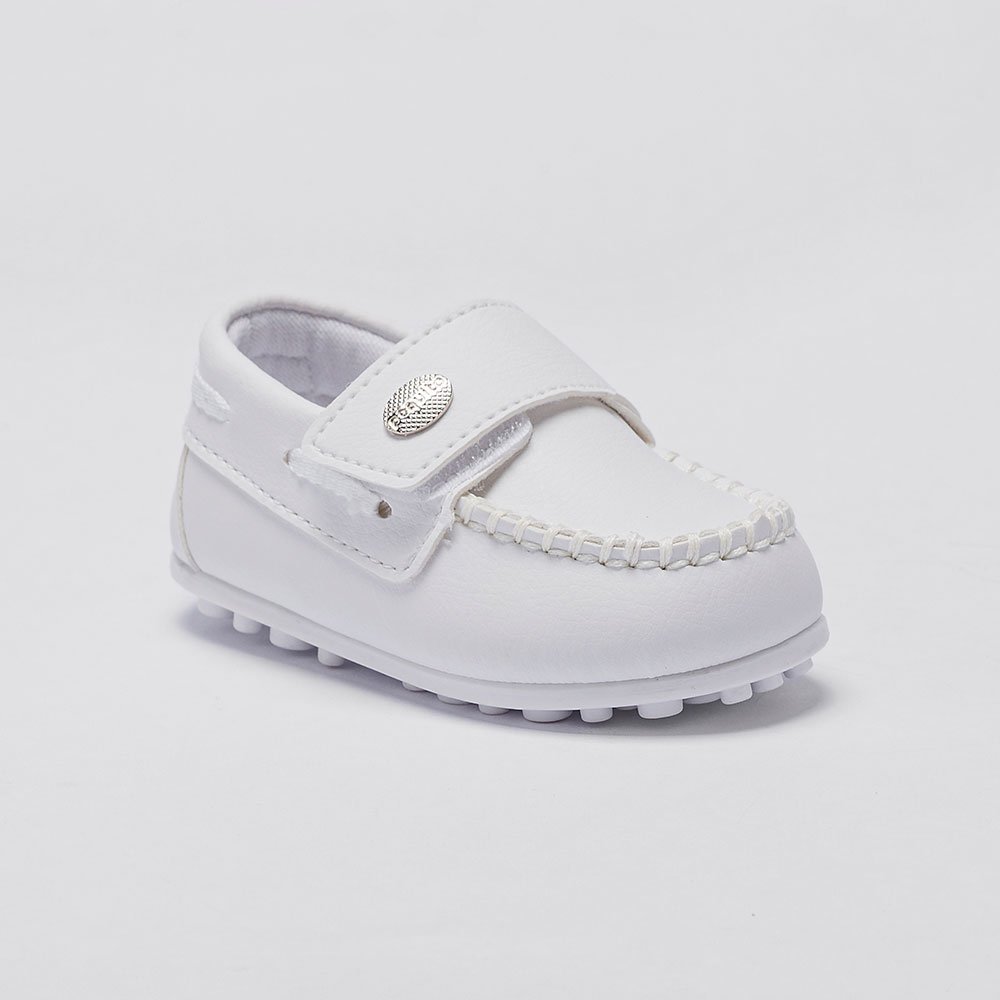 Sapato branco hot sale bebe batizado