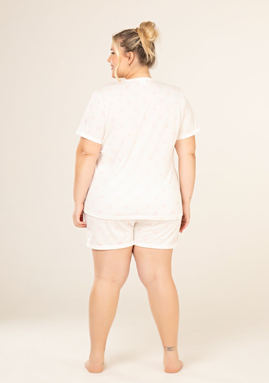 Pijama Feminino Plus Size Love Your Self