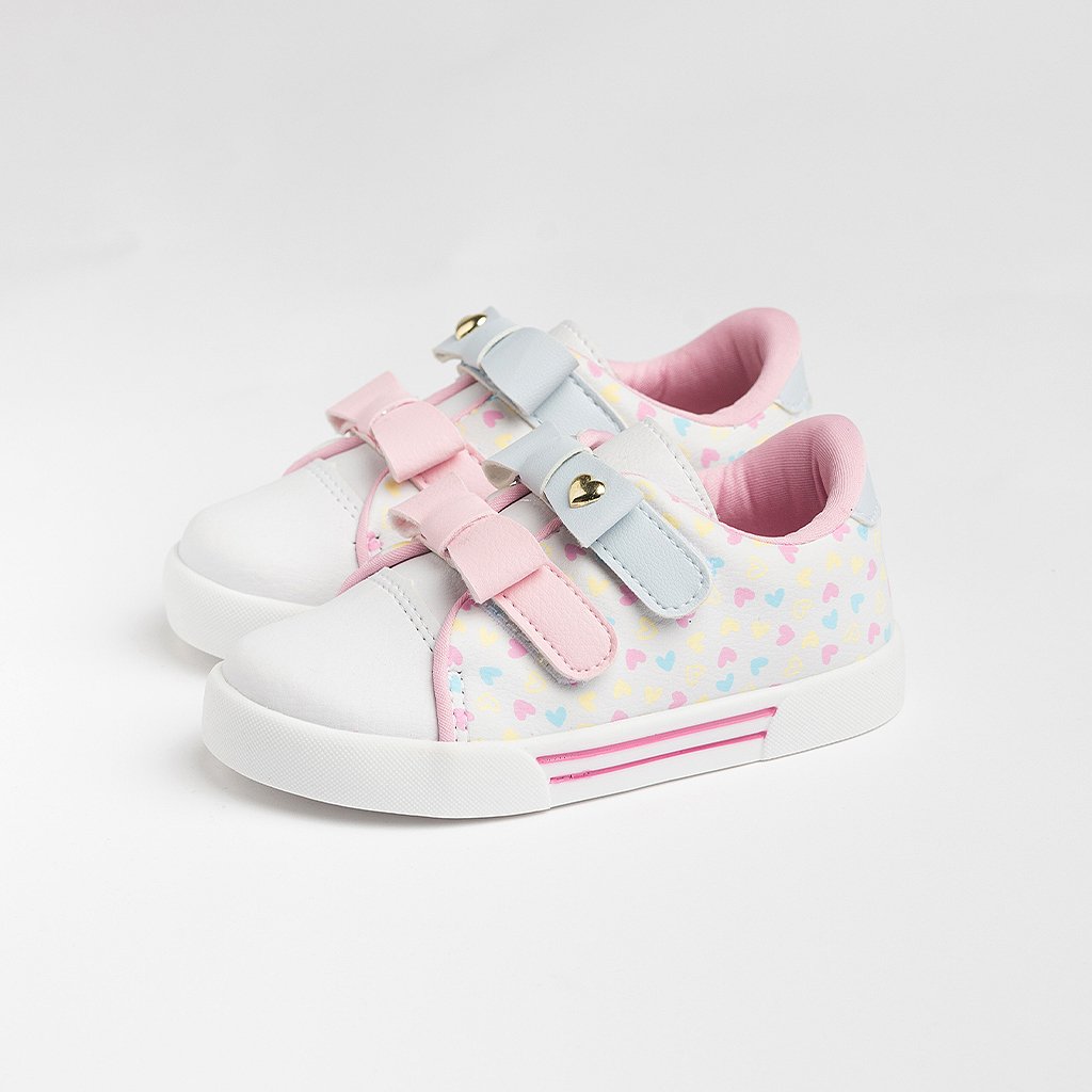 Tênis infantil store feminino com velcro