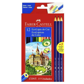 Lápis de Cor 24 Cores + 4 Pastel Faber Castell