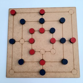 Jogo de Trilha Adaptado Braille em MDF