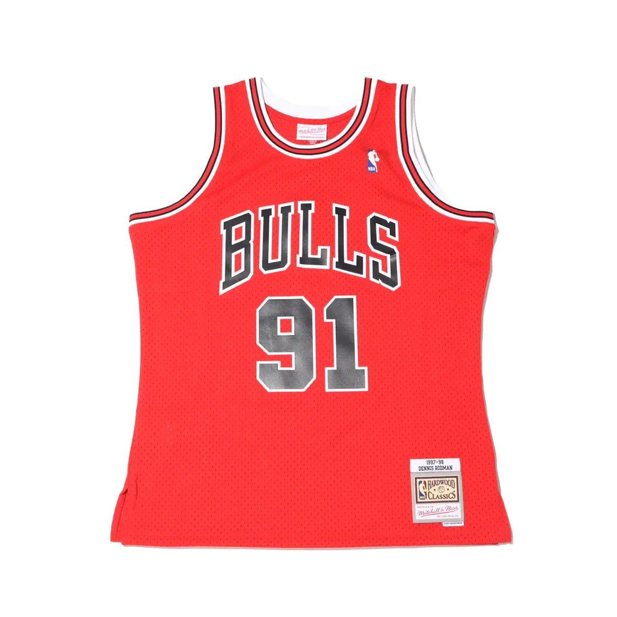 Regata Jersey Chicago Bulls Dennis Rodman 1997 1998 Mitchell Ness