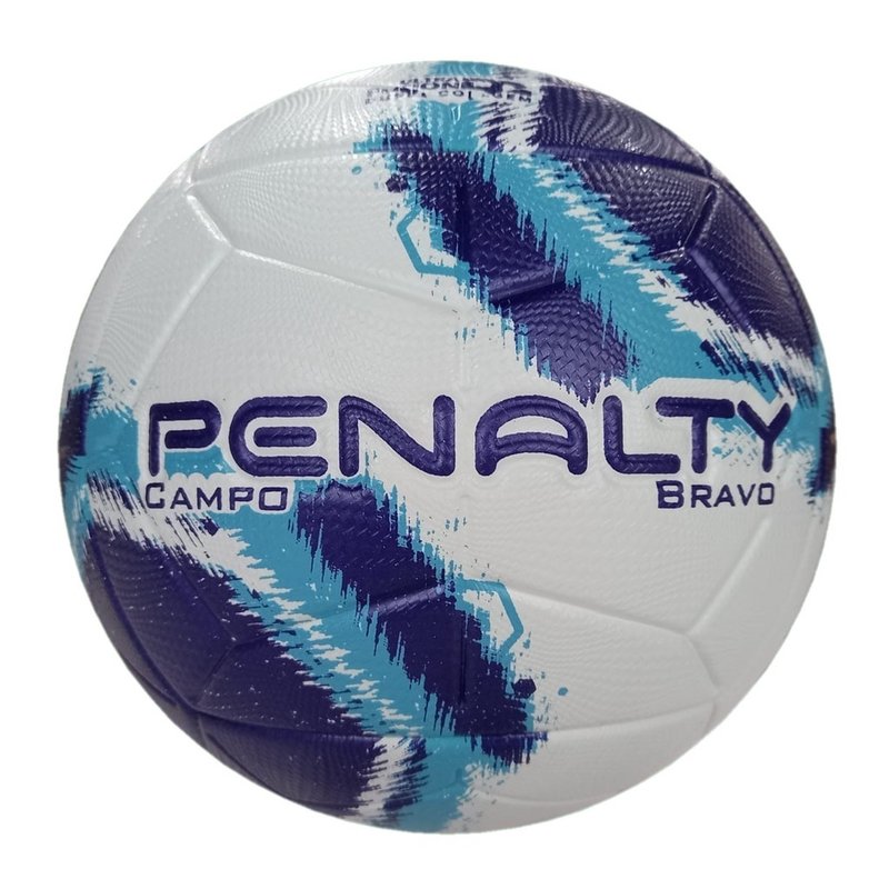 Bola de Futebol Campo Penalty Player XXI - Branco+Azul