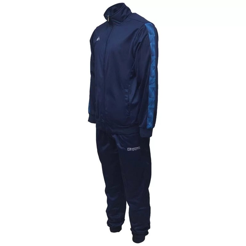 Agasalho Kappa Sportswear Davies Helanca - Marinho+Azul