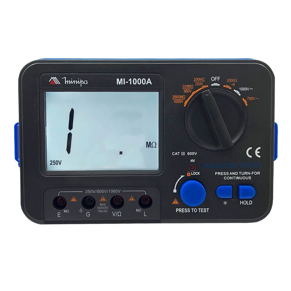 MI-1000A Megômetro Digital Minipa l Proesi