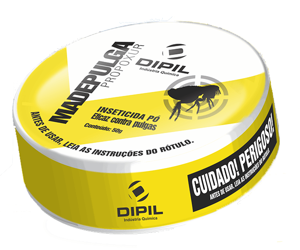 Madepulga Inseticida Pó Controle Pulgas Ambientes 50 G Único