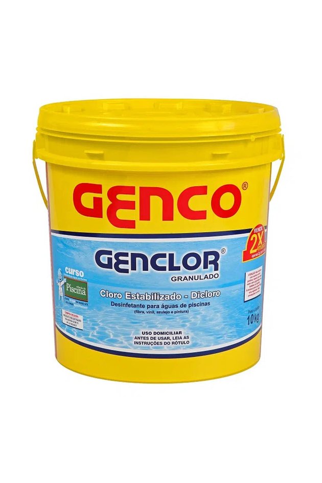 cloro granulado estabilizado genco genclor 10kg