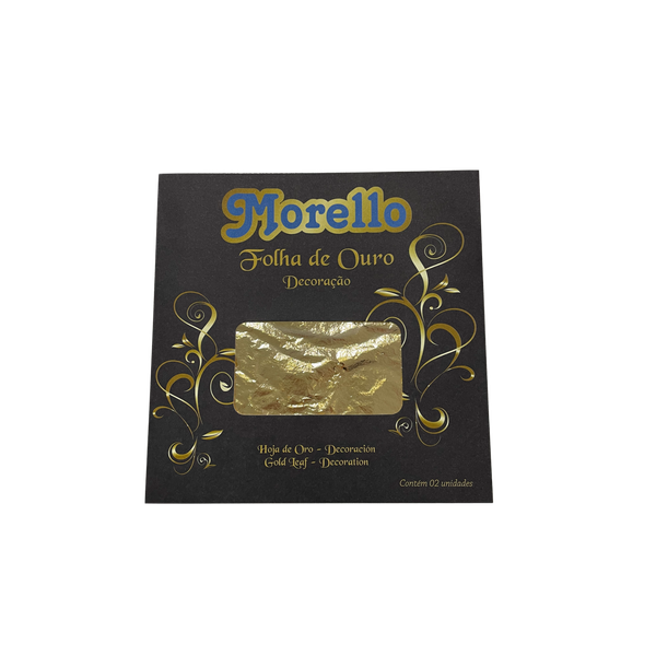 Folhas de Ouro Comestível 2UN Folhas de Ouro Comestível 2UN