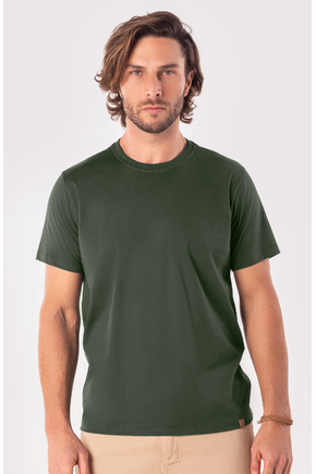 camiseta verde militar masculina 01