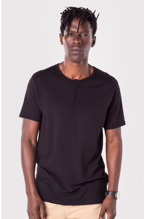 camisa henley preta masculina 01