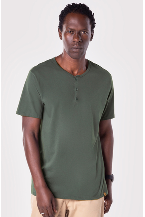 camisa henley verde militar masculina 02