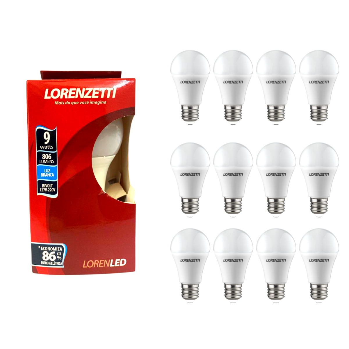 kit lampada led lorenzetti 9 w 6500 k luz branca 01