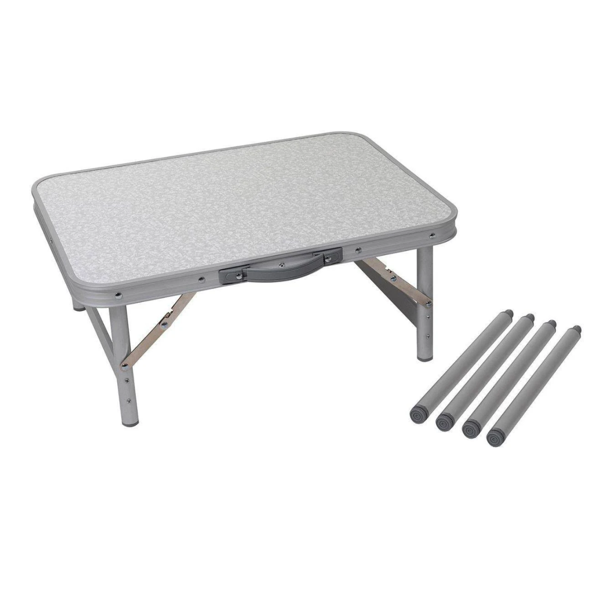 Mesa Dobrável Alumínio 90x60 Cm Vira Maleta Palisad 7297