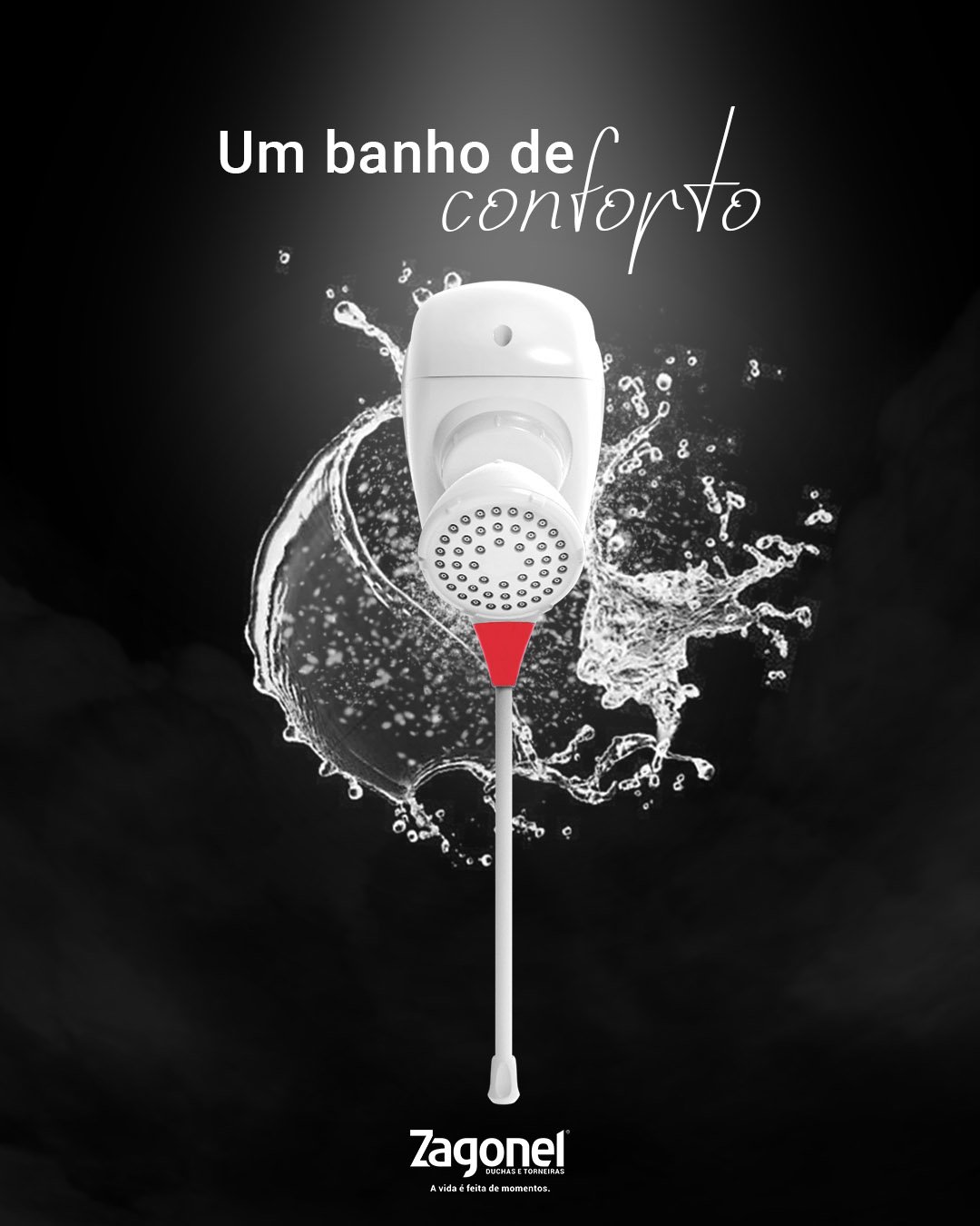 Ducha Move 7500W Zagonel Branca