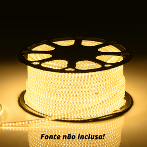Água e Luz Carazinho  - FITA LED 220V 8,5W/M RGB IP65 - CRISTALUX