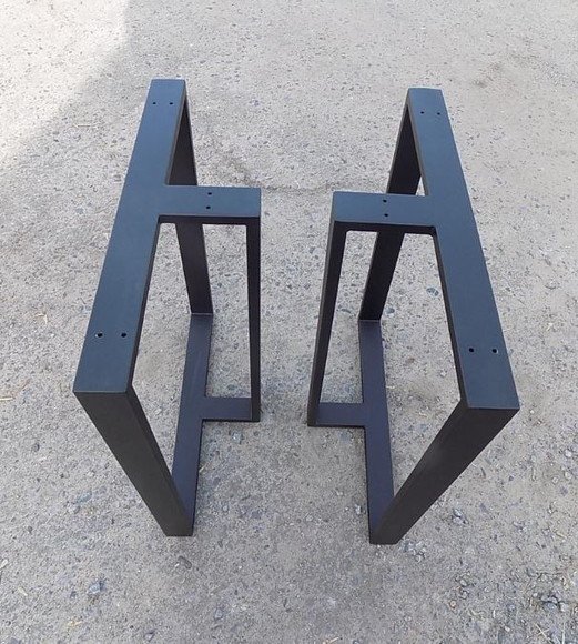 base de mesa estilo industrial pedestal par pes base ferro