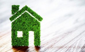 símbolo de casa sustentável