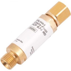 Válvula seca corta-chama para regulador Oxigênio VCF 674 RO