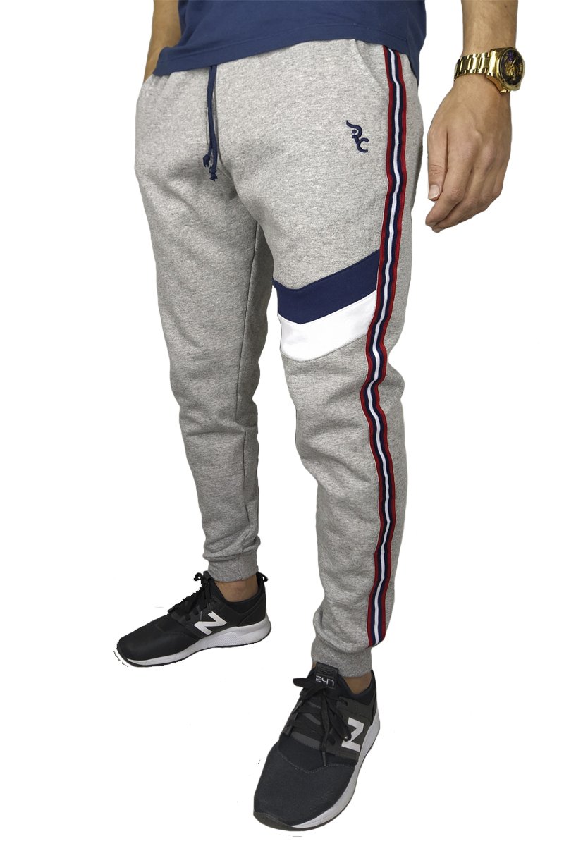 Calça moletom com store listras