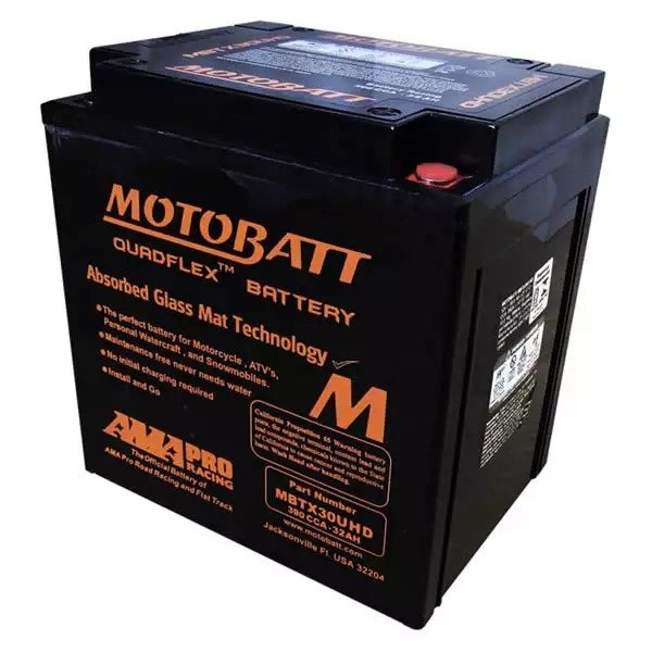 bateria de moto agm motobatt mbtx30uhd 32ah 390 cca