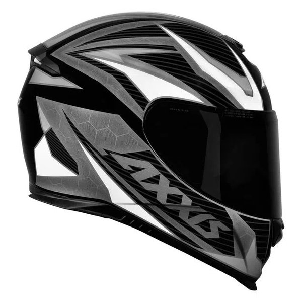 capacete axxis eagle power gloss blackgreywhite 1