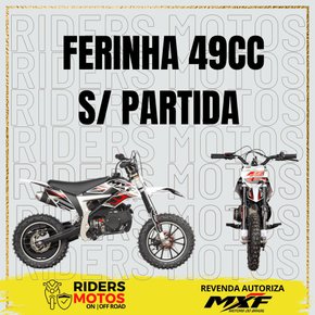 Mini Motocross Off Road Infantil - Ferinha 49 - Laranja - MXF Motors