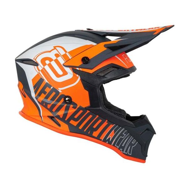capacete asw fusion 20 dash laranja cinza 69966