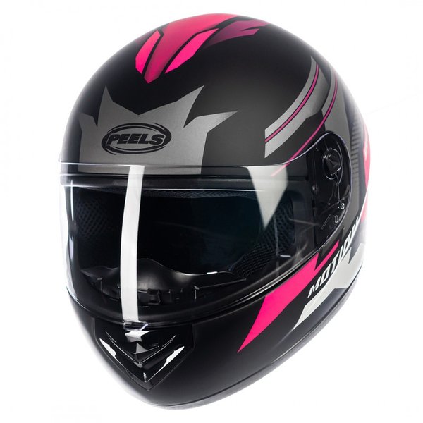 capacete peels spike motion rosa lado