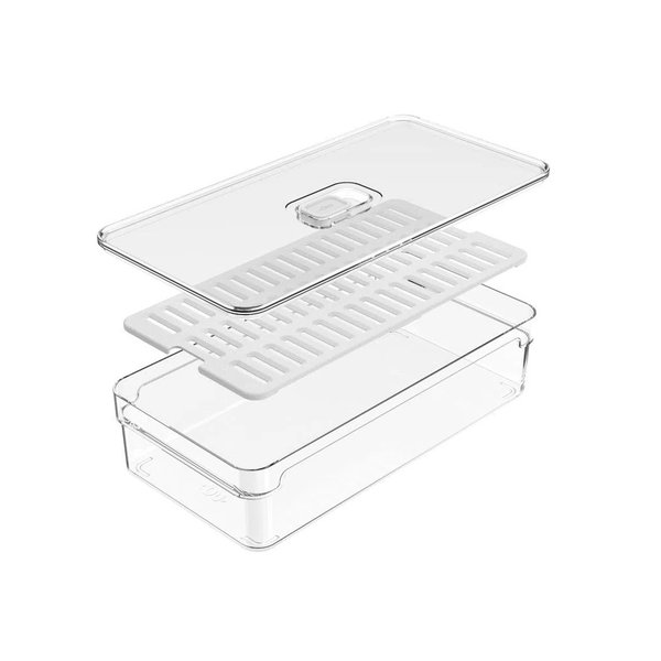 Organizador clear fresh con cesta 2,2 Litros – CasaChic