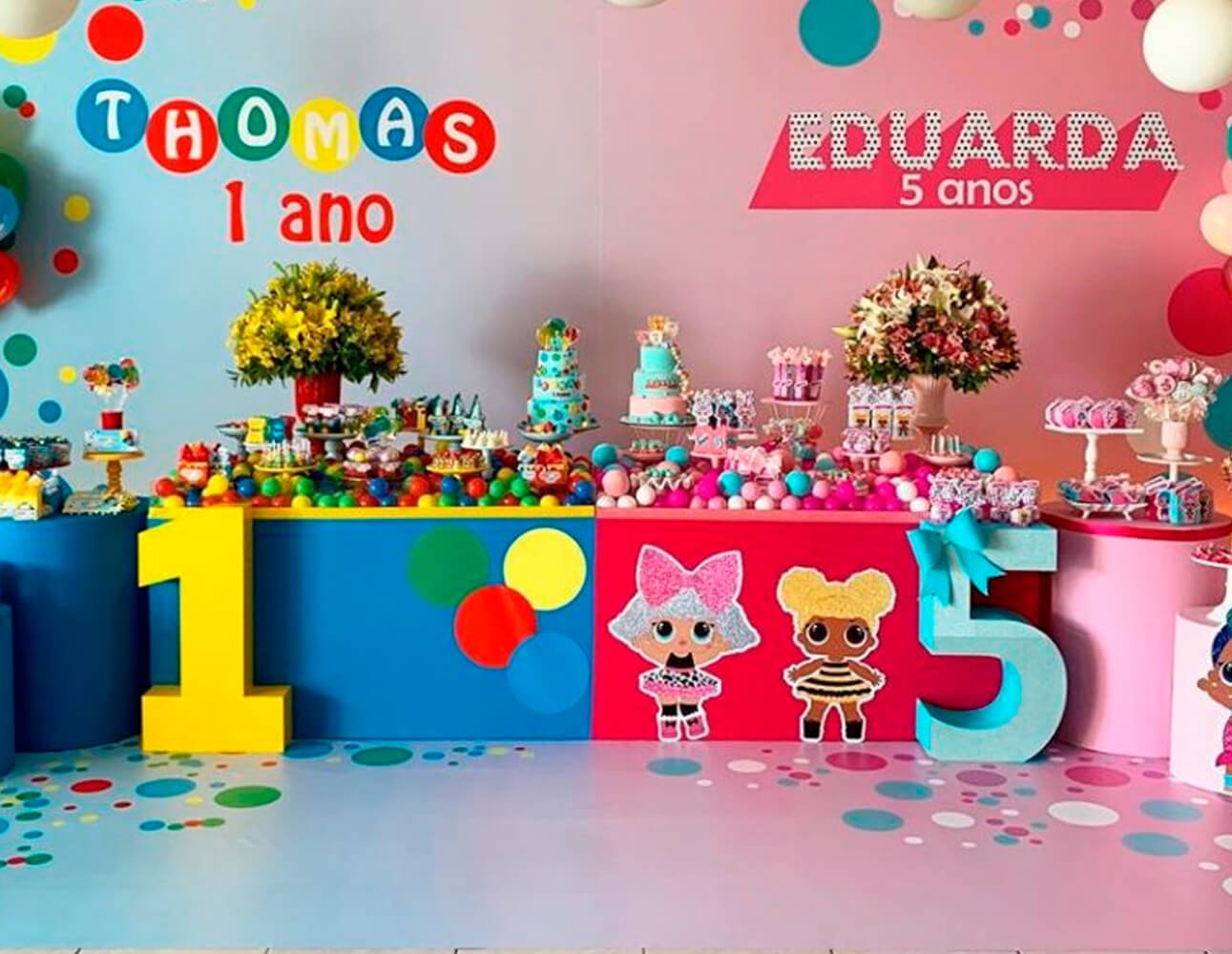 Festa Infantil: Como fazer, Dicas, Decoração e Imagens - Rosa Azul