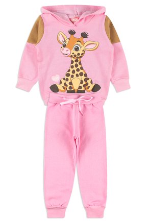 Conjunto Infantil Menina Girafa Rosa Iaia (1 ao 12)