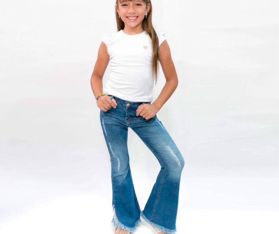 Modelo Calça Jeans Infantil Feminina