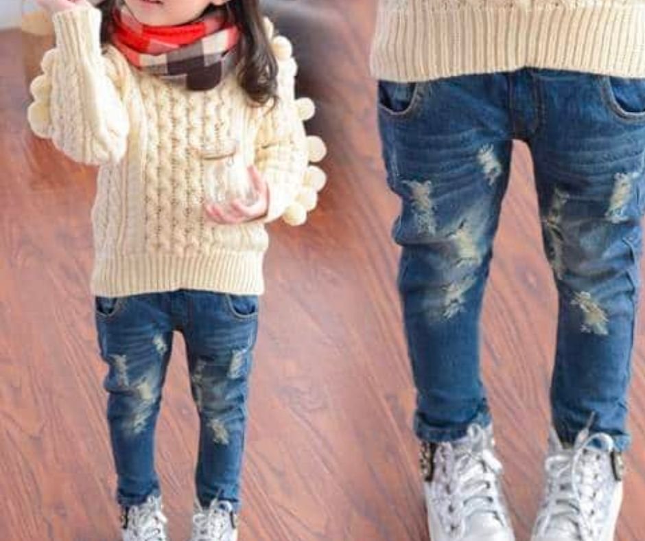 Roupa Infantil Calça Jeans Infantil Feminina
