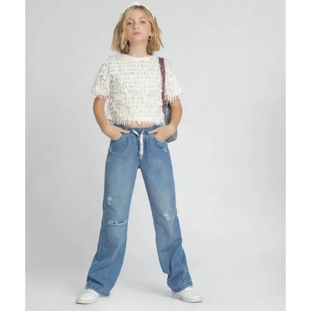 Ideia 10 Look Infantil com Calça Jeans