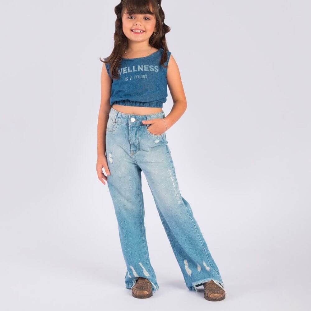 Ideia 3 Look Infantil com Calça Jeans