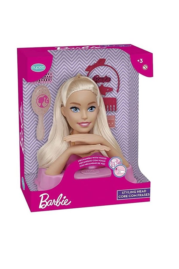 Calça Infantil Jogger Estampa Barbie Rosa