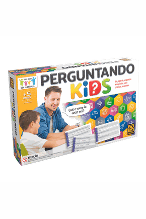 Perguntando Kids Grow Brinquedo Jogo De Tabuleiro Infantil com 500 Perguntas  e Respostas 4 Temas em Promoção na Americanas